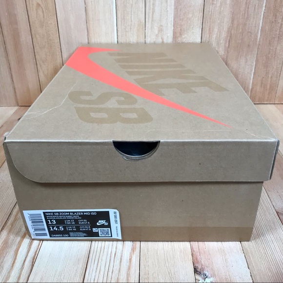 Nike SB Zoom Blazer Mid ISO Unbleached Skate Shoes - Picture 5 of 5